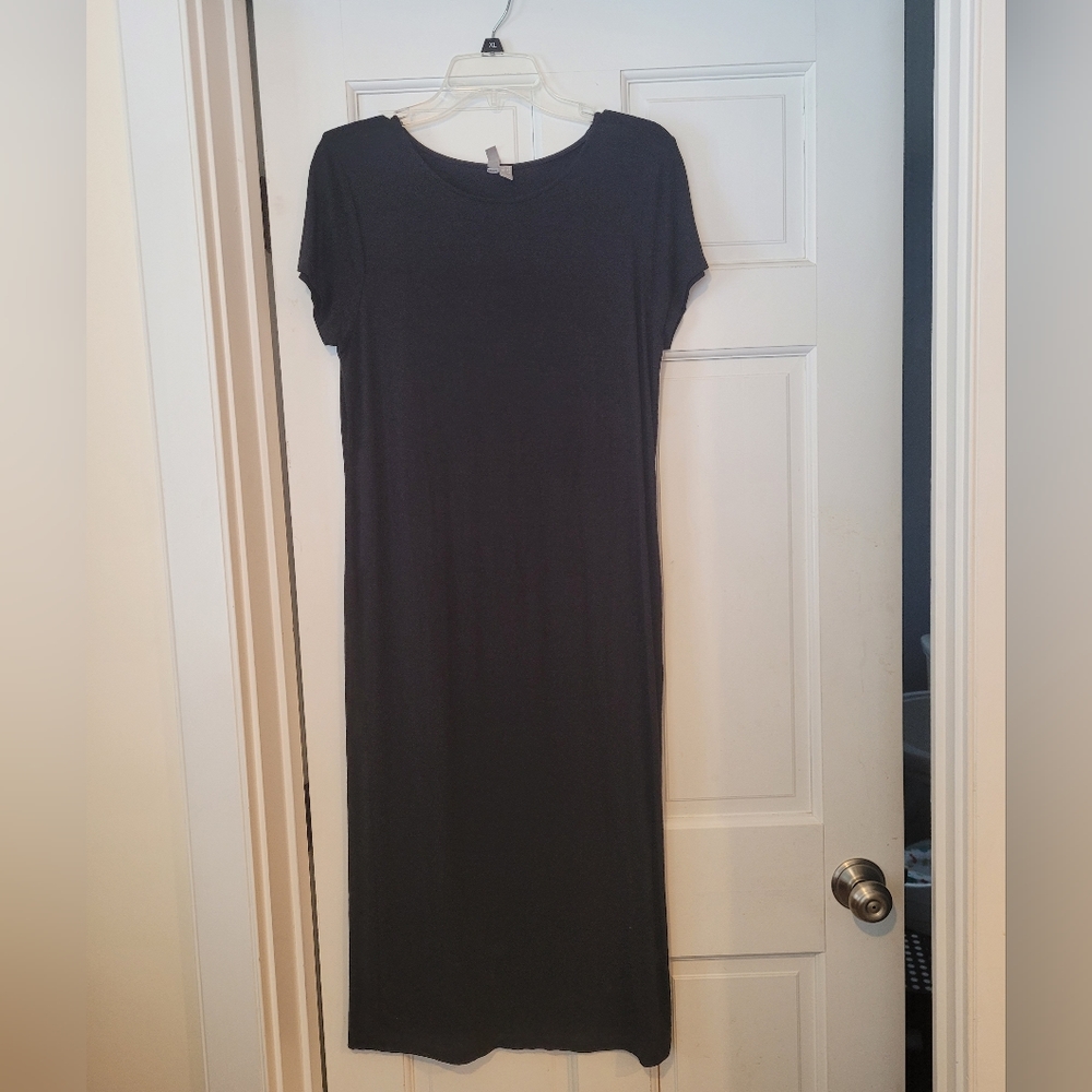 ASOS MATERNITY black t-shirt dress
